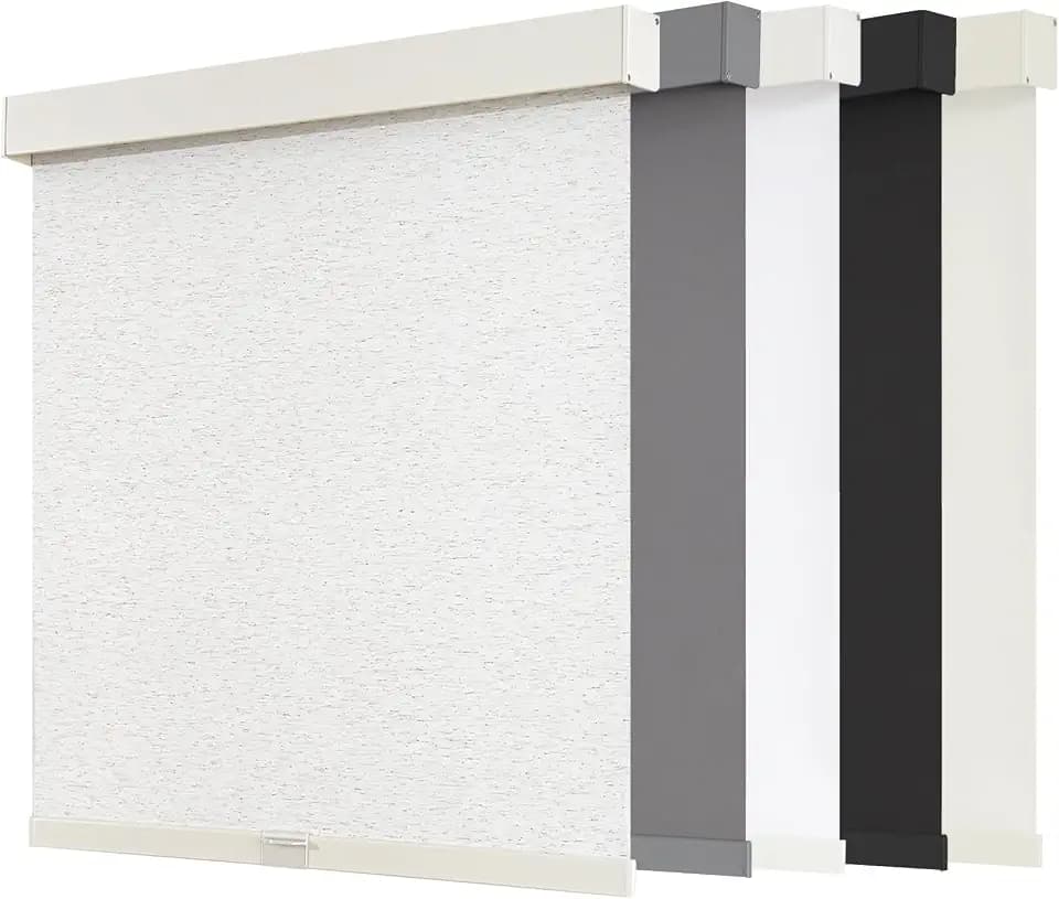 AOSKY Cordless Blackout Roller Shades, 38" W x 72" H, Linen Beige