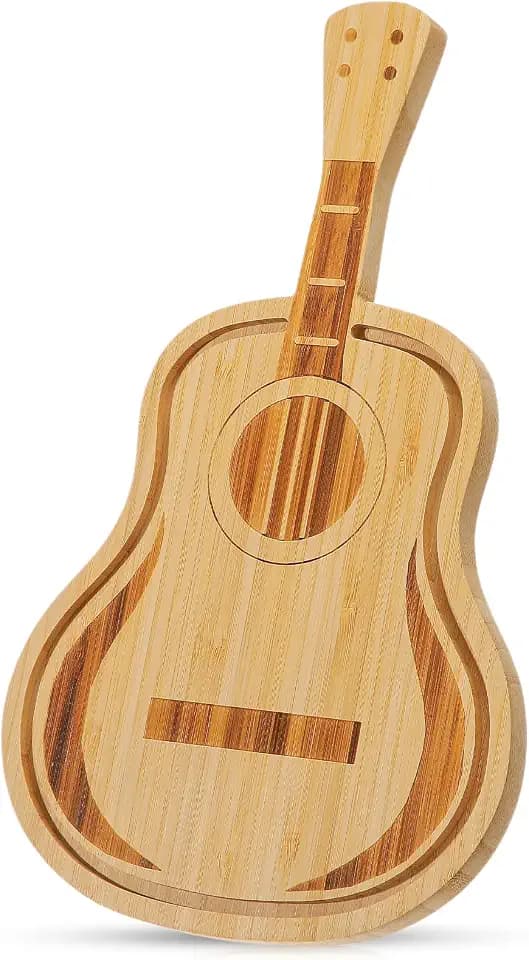 Guitar Cutting Board 12.5 x 7 Inches Music Decorative Charcuterie Board