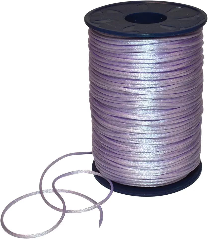 Morex Ribbon 1305 Nylon Satin Cord Ribbon, 1/8"" by 144 Yards, Lavender, 1/8"" x 144 yd (1305/144-24)