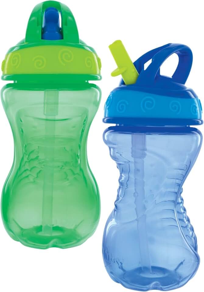 Nuby 2 Pack Flip-It Easy Grip Cups - 10 oz