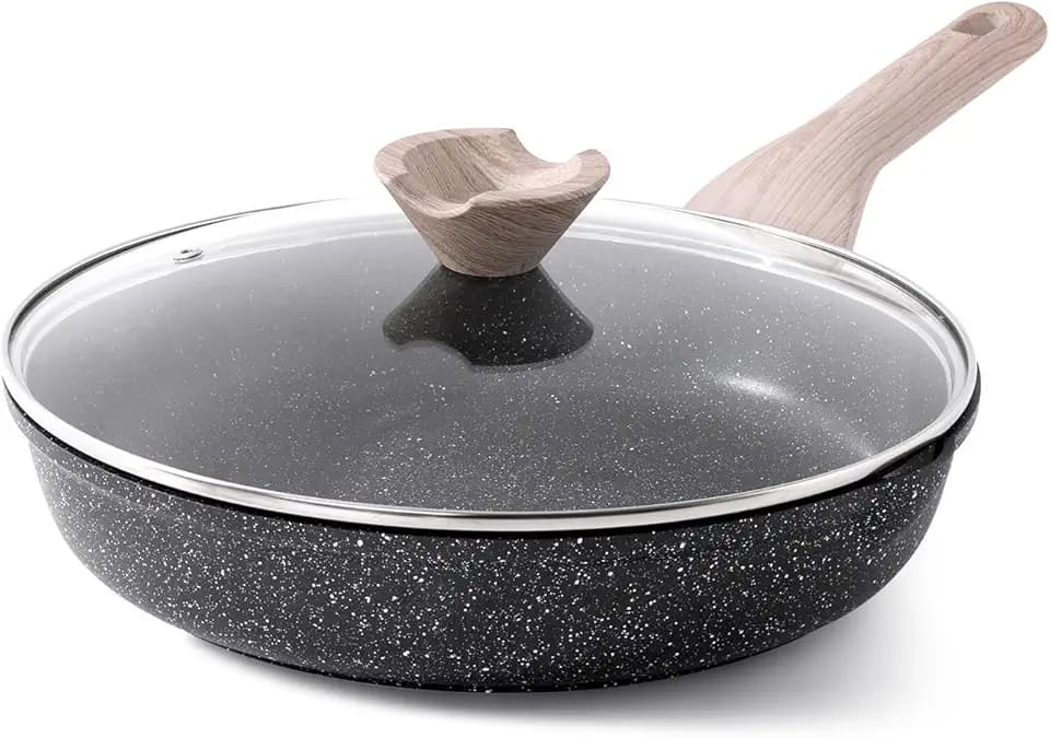 Kordisen Non Stick Frying Pan Skillet with Lid, 11 inch Cooking Pan