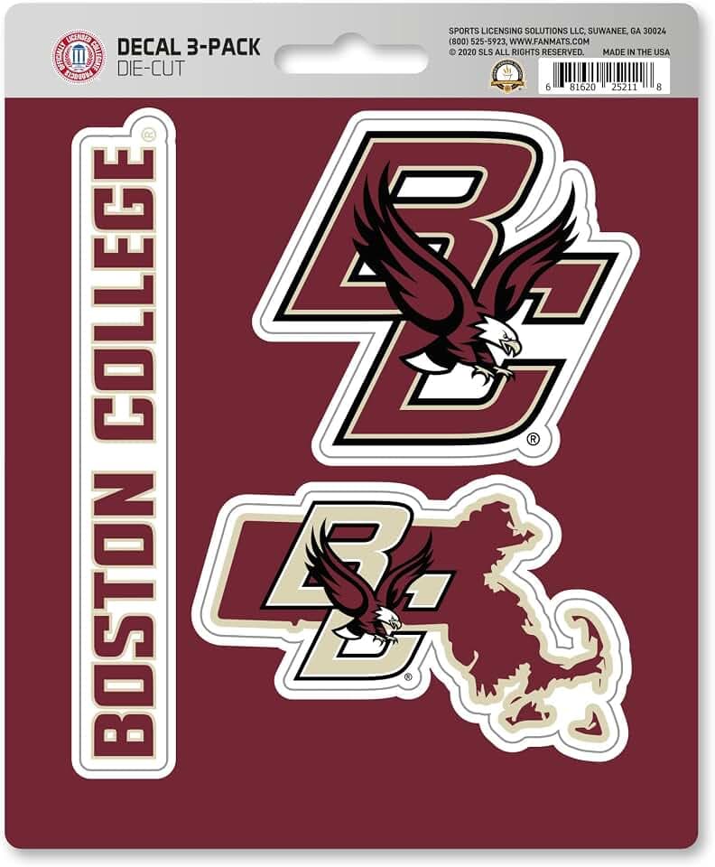 FANMATS NCAA Unisex NCAA 3 Piece Decal Set