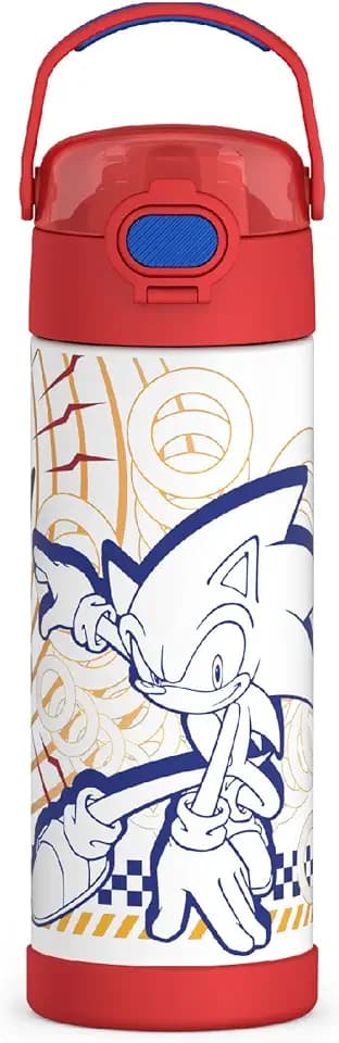 THERMOS FUNTAINER Water Bottle with Spout, 16oz, Sonic