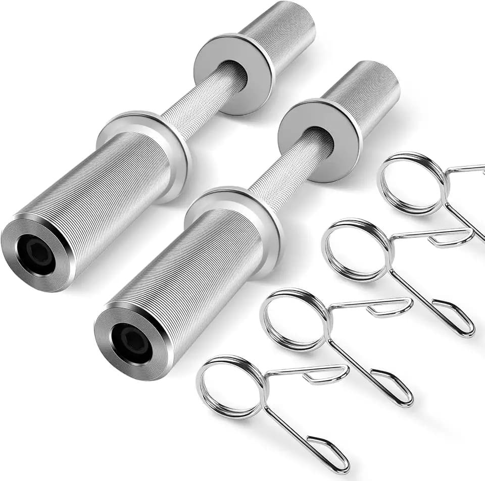 16"/20" Olympic Dumbbell Handle, Loadable Dumbbells Bar for 2'' plates