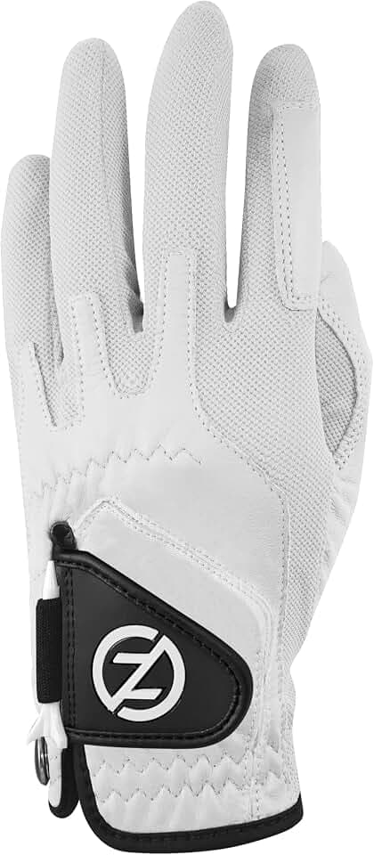 Zero Friction Men's Cabretta Elite Golf Gloves, Universal-Fit