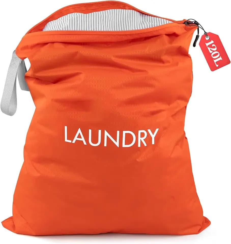 WiseBoy Travel Laundry Bag Dirty Clothes Organizer, Extra Large Laundry Bag