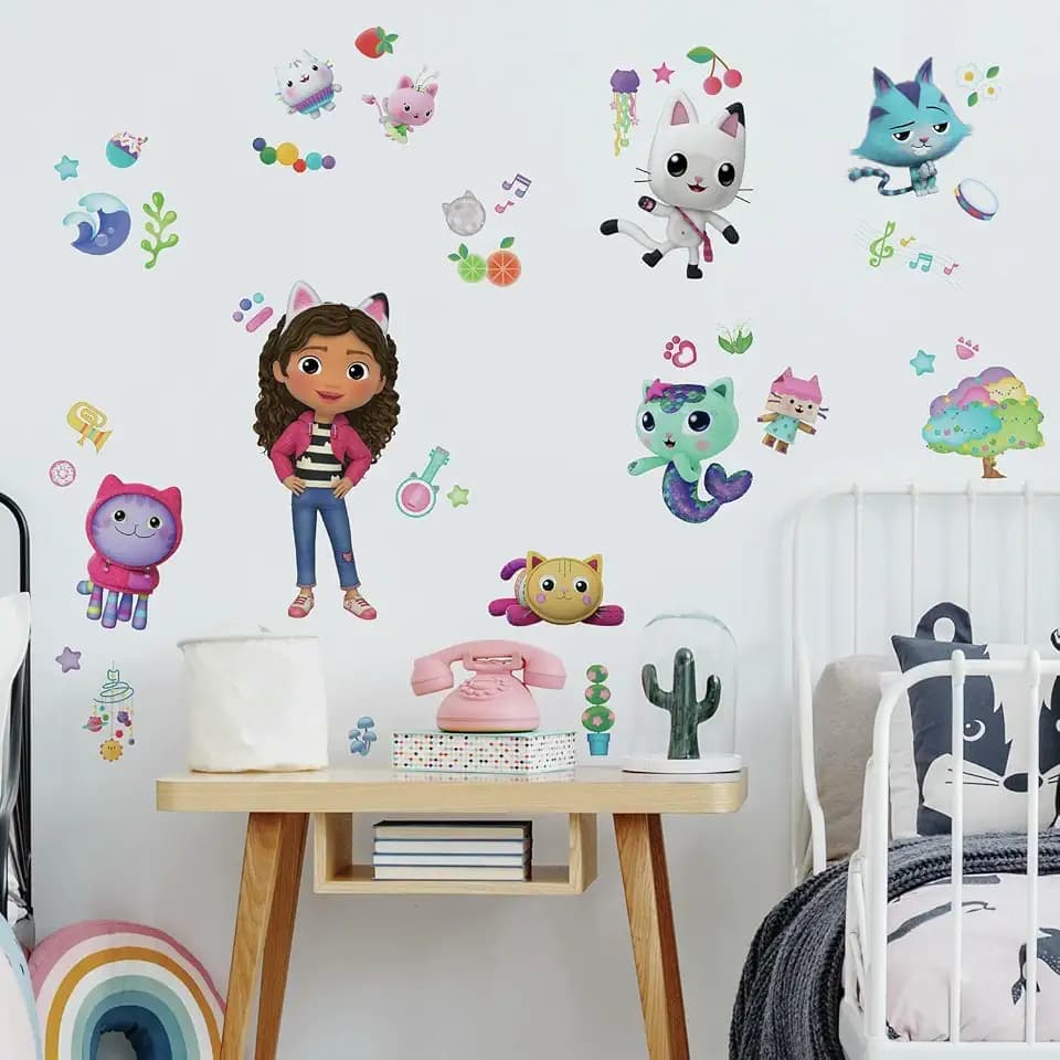 Gabby's Dollhouse Peel and Stick Wall Decals by RoomMates