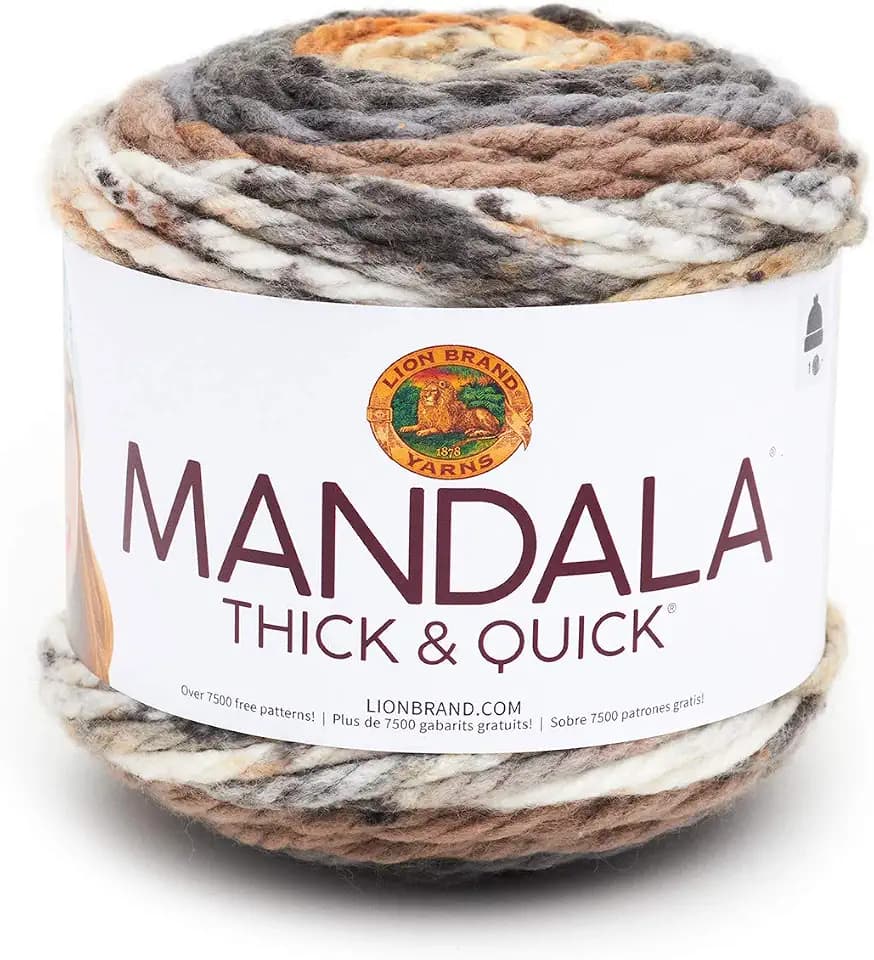 Lion Brand Yarn Mandala Thick & Quick yarn, Stairwell
