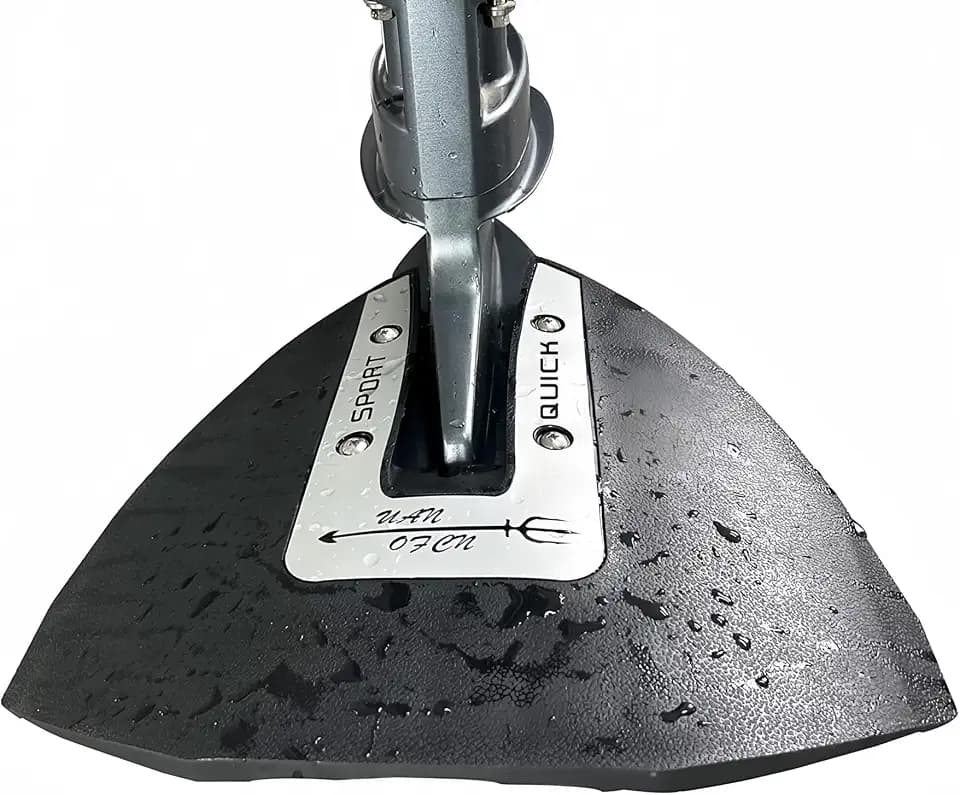 FO2003 Whale Tail Hydrofoil Stabilizer for 40 to 300 HP Outboard Motors and Sterndrive Engines Universal Silver