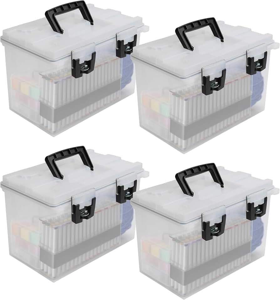 Sheffield XL Ammo Box Made in USA, Stackable Lockable Ammo Storage Box
