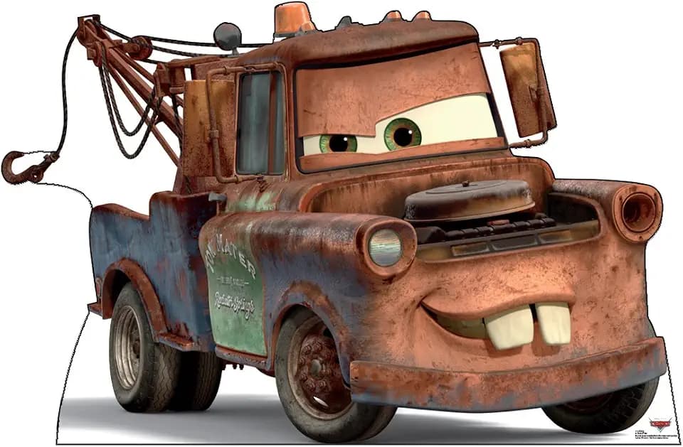 Cardboard People Mater Cardboard Cutout - Cars
