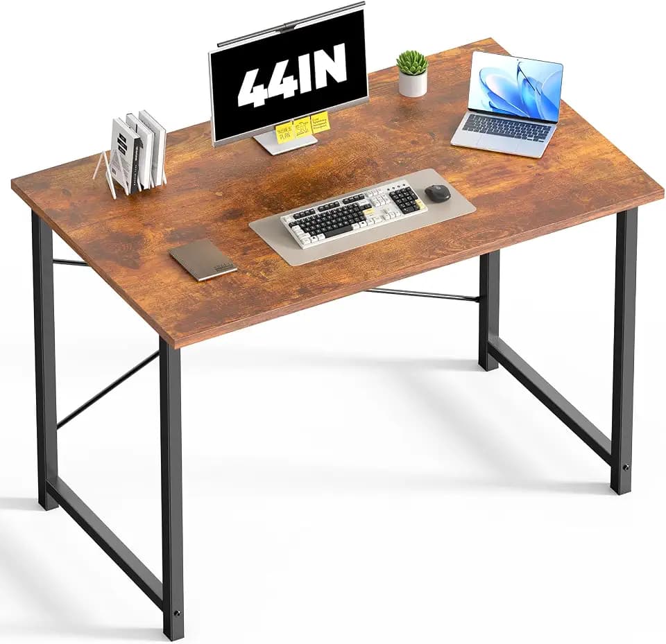 DUMOS 44 Inch Small Computer Desk, Gaming Desks for Home Office Bedroom