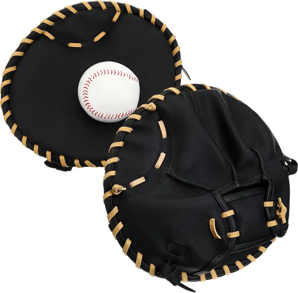 VioraWhite Pancake Baseball and Softball Training Glove