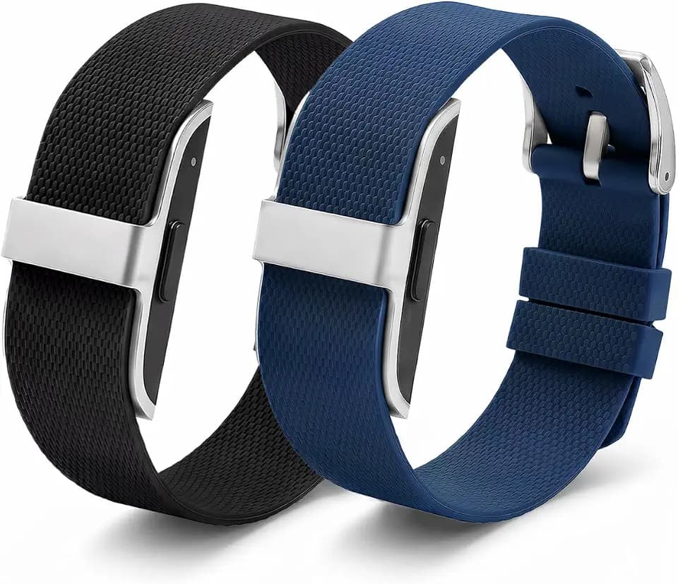 2 Pack Silicone Bands for Hume Band Replacement Strap for Hume Band 1.0