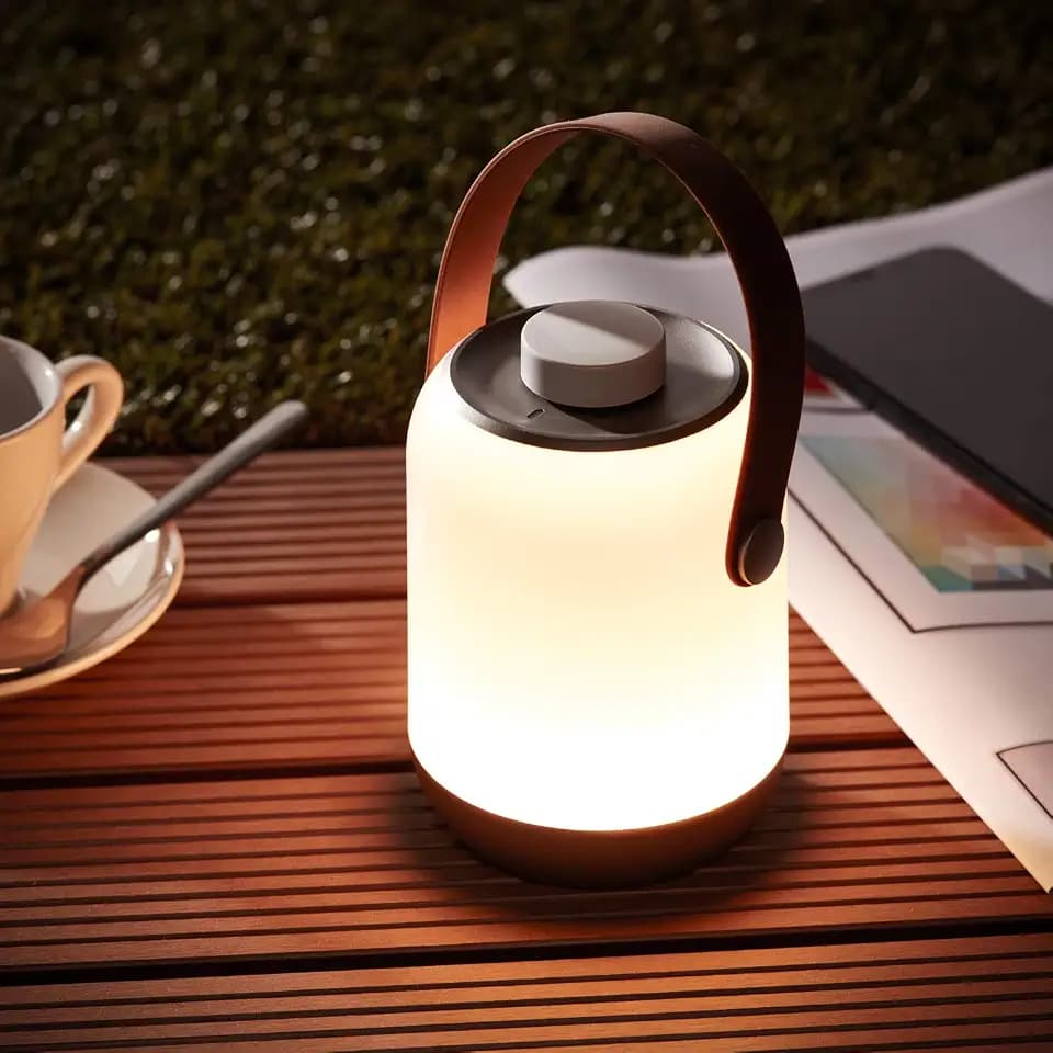 Lightbox LED Akku-Tischlampe Outdoor, IP44, USB aufladbar Leuchte