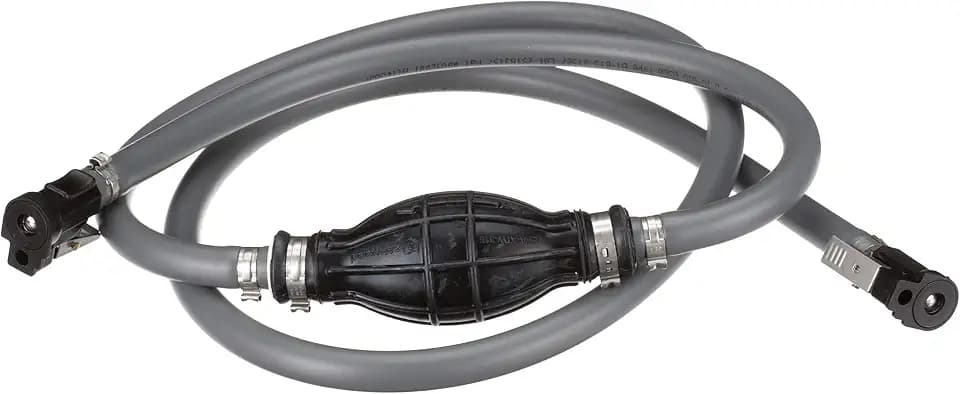 attwood 93806YLP7 Fuel Line Kit — for Yamaha Engines, 6 Feet Long, 3/8-In. Diameter, with Hose Fittings , Black