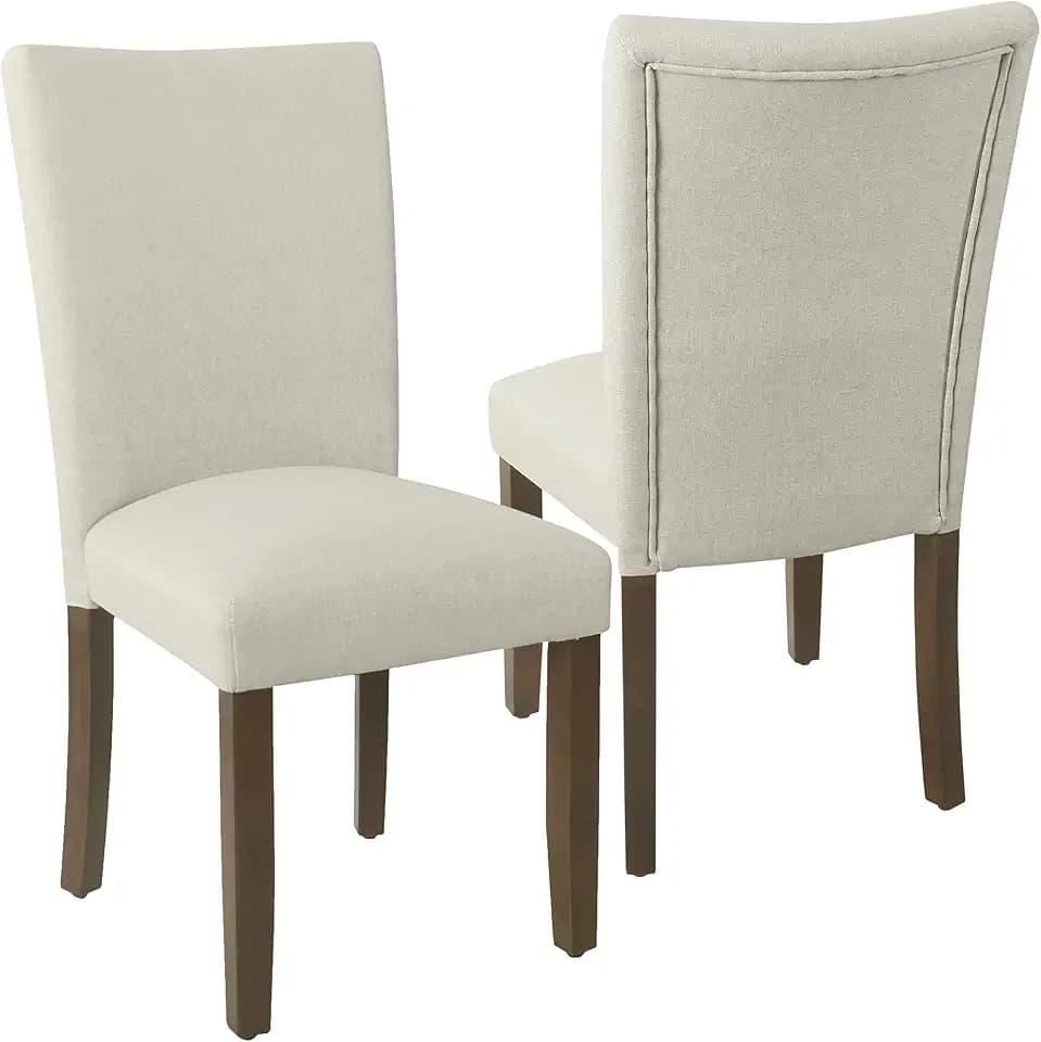 HomePop Classic Parsons Dining Chair - Gray Woven (Set of 2)