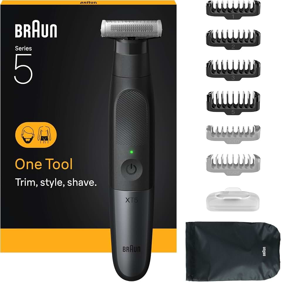 BRAUN XT5200 Haarschneidemaschine, Serie X Zubehör, 45 Min