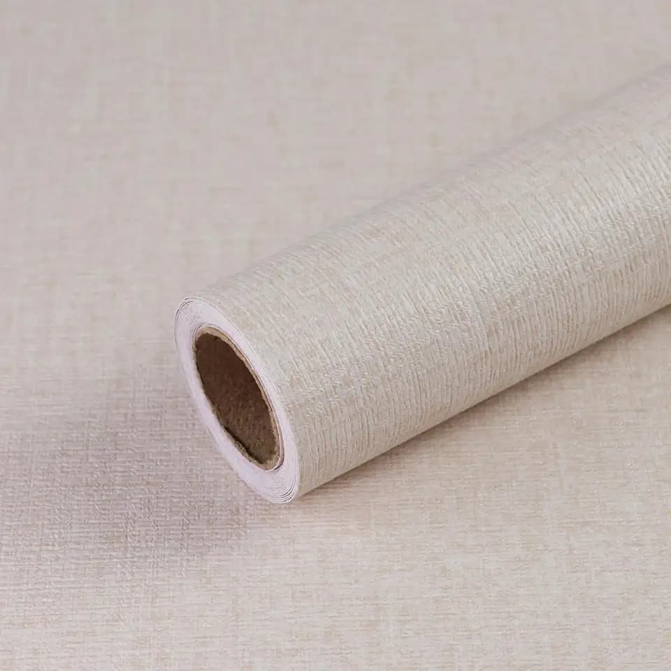 Khaki Grasscloth Peel and Stick Wallpaper 15.7"x1180" Modern Textured Contact Paper Faux Linen Removable Self Adhesive Vinyl Wallpaper for Bedroom Kitchen Cabinets