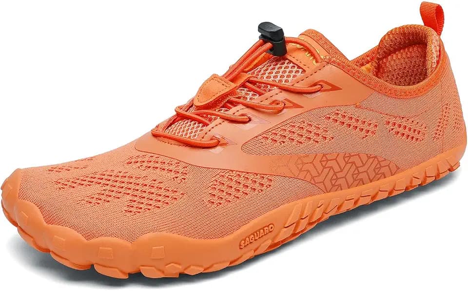 SAGUARO Men's Barefoot Shoes Women's Wide Toe Box Minimalist Sneakers Zero Drop Trail Running Shoe