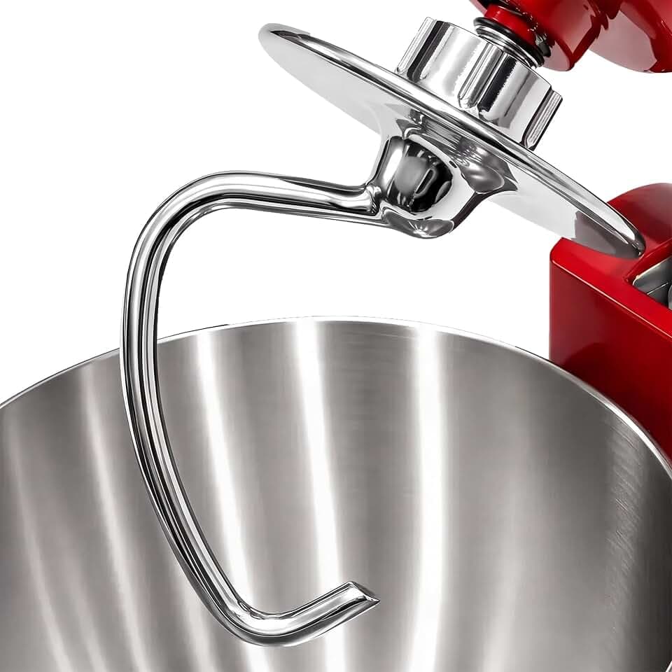 Stainless Steel Dough Hook Compatible with Kitchen Aid 4.5-5 Qt