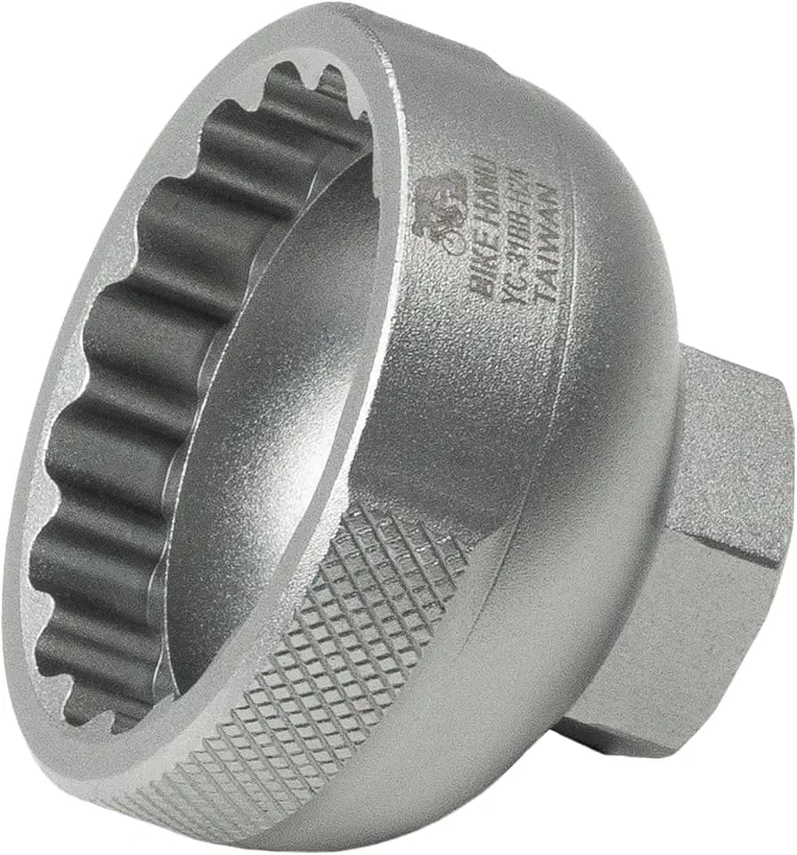 BikeHand Bike Bicycle 16-Notch 41mm External Bottom Bracket Install Removal Tool - Compatible with Shimano BBR60, MT800 & Other 16-Notch Bottom Bracket Cups