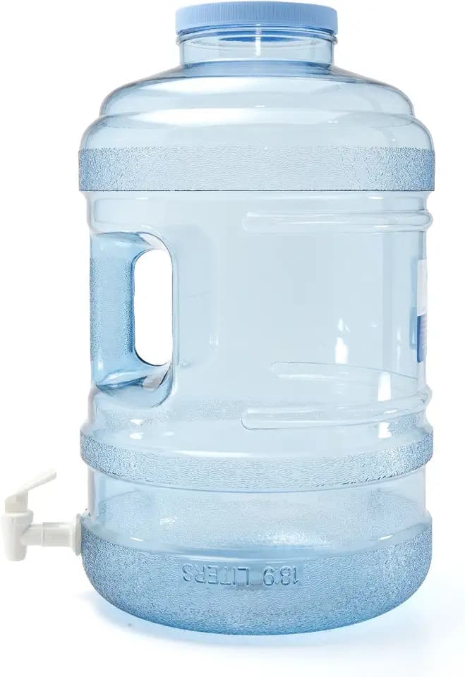 Bluewave 5 Gallon Beverage Dispenser with Spigot, 120mm Wide Mouth Bottle