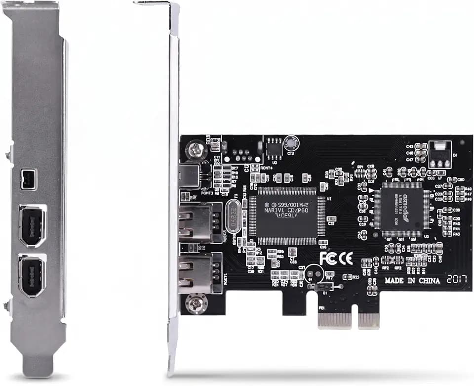 1394a-Controllerkarte, PCI-E PCI Express FireWire 1394a IEEE 1394-Controllerkarte mit Firewire-Kabel