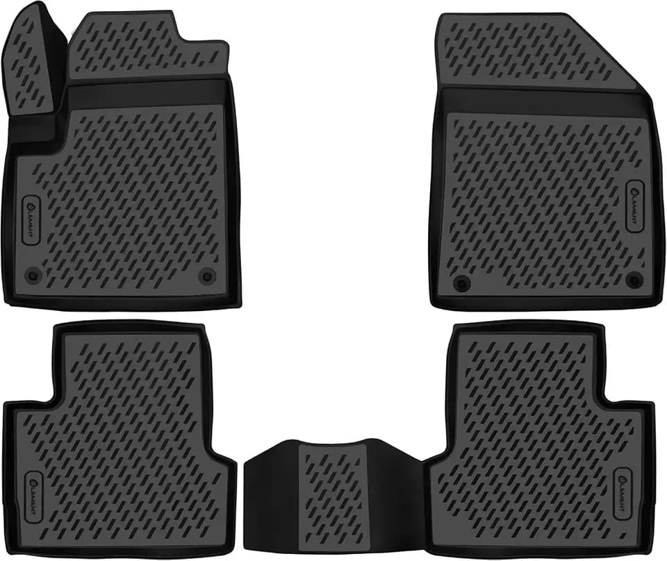 ELEMENT 3D Gummimatten Fussmatten Set passend für Jeep Cherokee | Mk4 IV (KK) | 2007-2012 | 100% passgenaue Auto Fußmatten, robuste Universal Fußmatte Auto, Gummimatten Auto, Auto Fussmatten Gummi