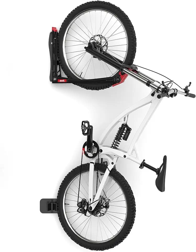 TORACK BIKEPAL No Lifting Swivel Bike Racks, Wall Mount Bike Holder, 1-Pack