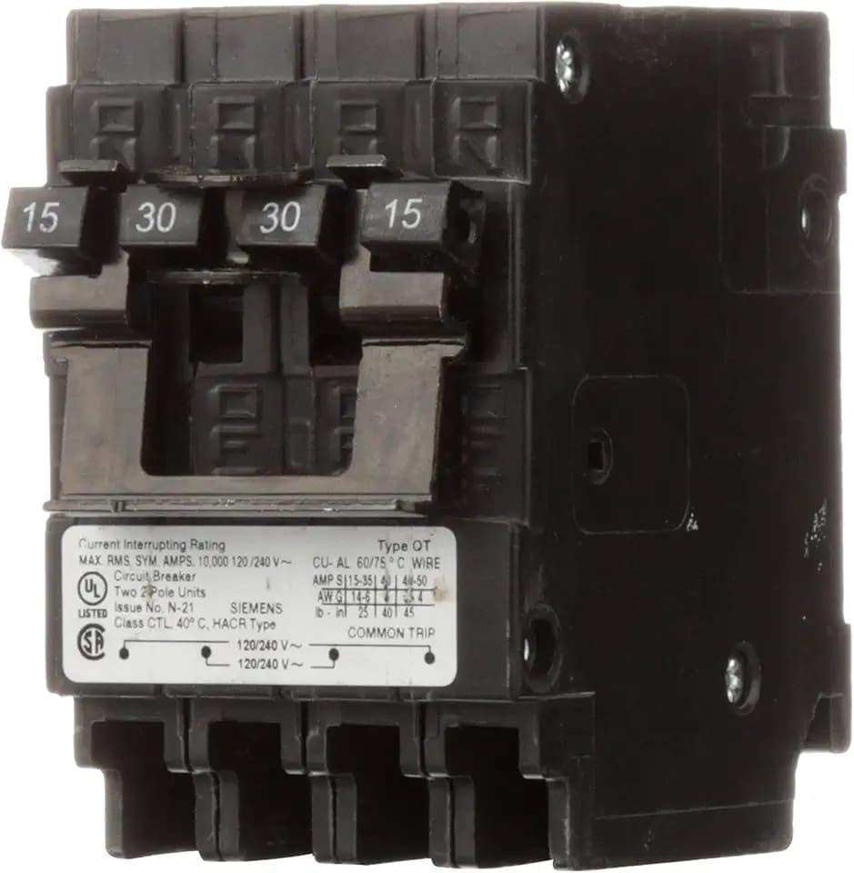 SIEMENS Q21530CT2 15A 240V 4P 10K NEW QUAD
