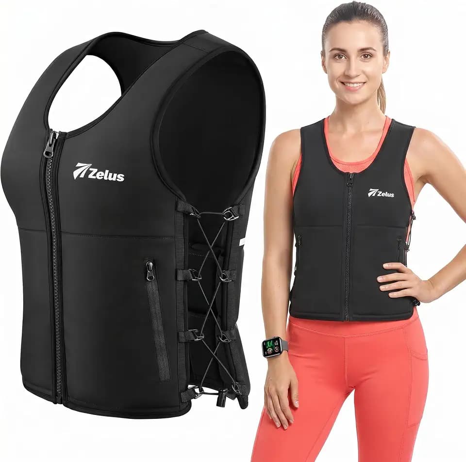 Zelus Weighted Vest for Women Men, Adjustable Z-Fit Slim Weight Vest 1-15lb