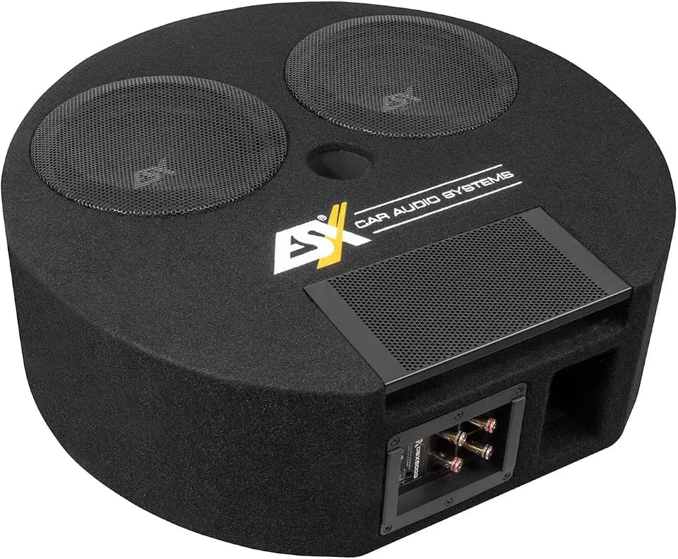 ESX DBX800Q | 2 x 20 cm (8') Dual-Bassreflex-System für die Reserveradmulde | Subwoofer - BASS