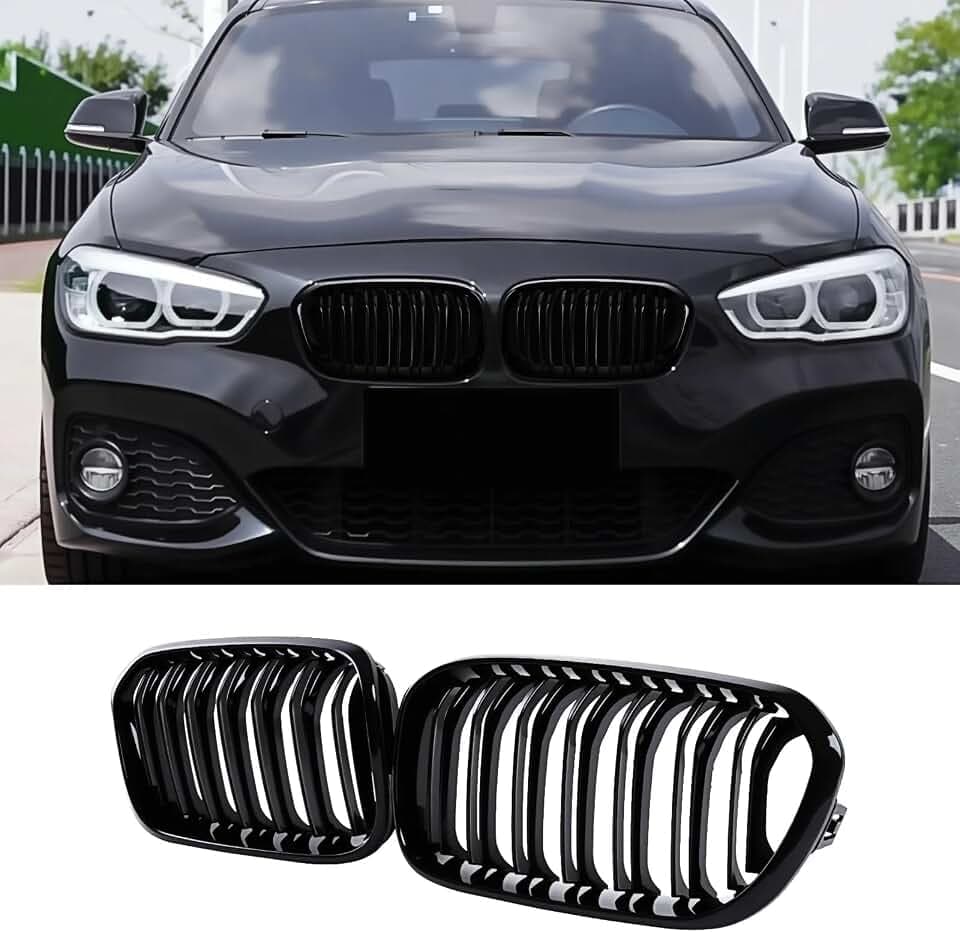 Front Nieren Schwarz Kühlergrill für BMW 1er F20 F21 2015-2018