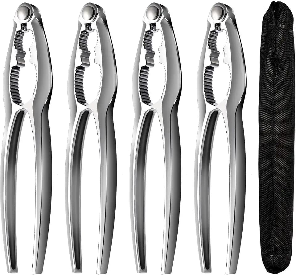 4PCS Crab Leg Crackers and Tools - Shellfish Crab Claw Cracker