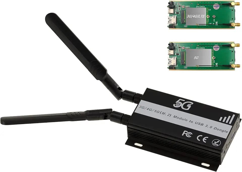 KALEA-INFORMATIQUE Adapter M2 B Key auf USB 3.0 für WWAN LTE-Modul Mit SIM-Kartenhalter Kompatibel mit 3G 4G 5G.