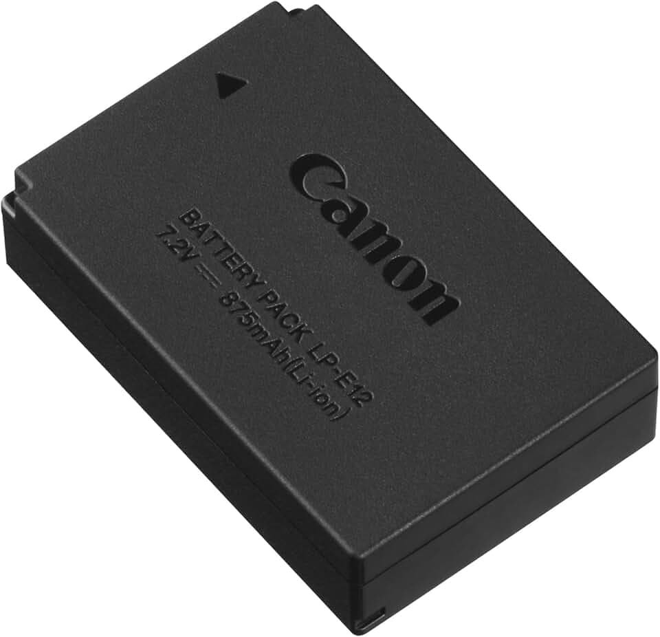 Canon Akku LP-E12 (875mAh) für EOS M 6760B002 Schwarz
