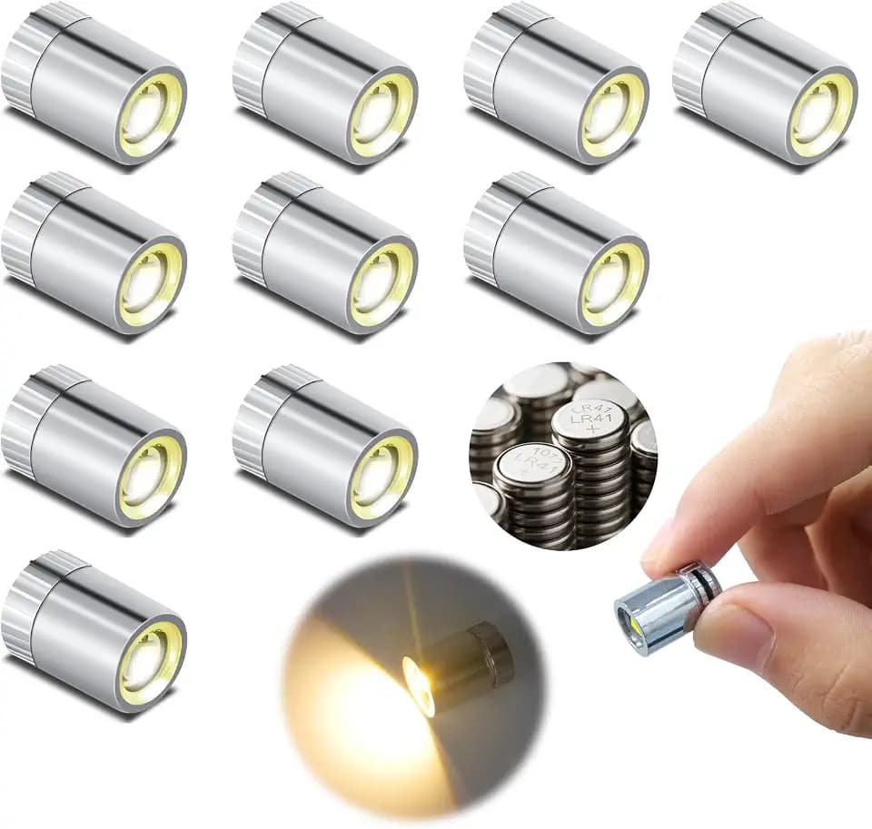 10PCS Warm White Mini LED Lights for DIY Craft, Model Displays, Miniatures