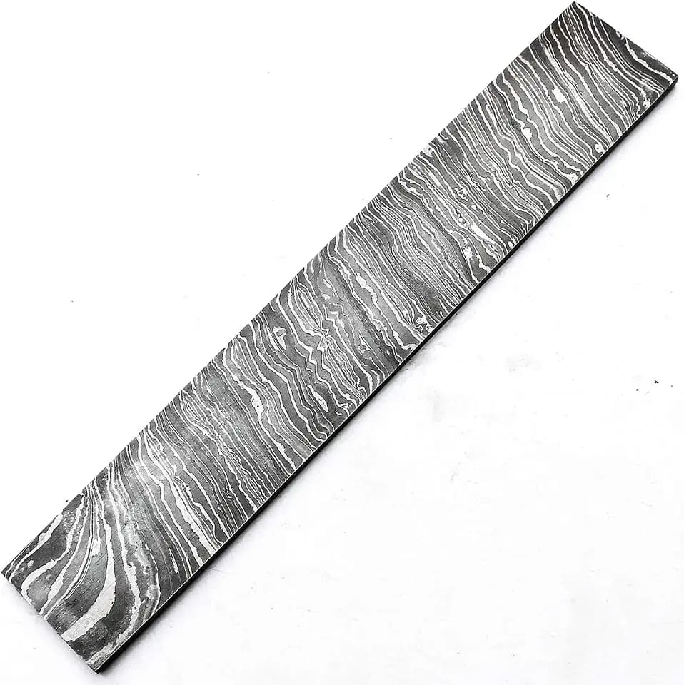 PAL 2000 KNIVES Custom Handmade Damascus Steel 34x2 Inches Billet Blank - Knife Making Bar 9991