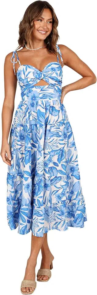 Petal & Pup Women's Rose Midi Dress