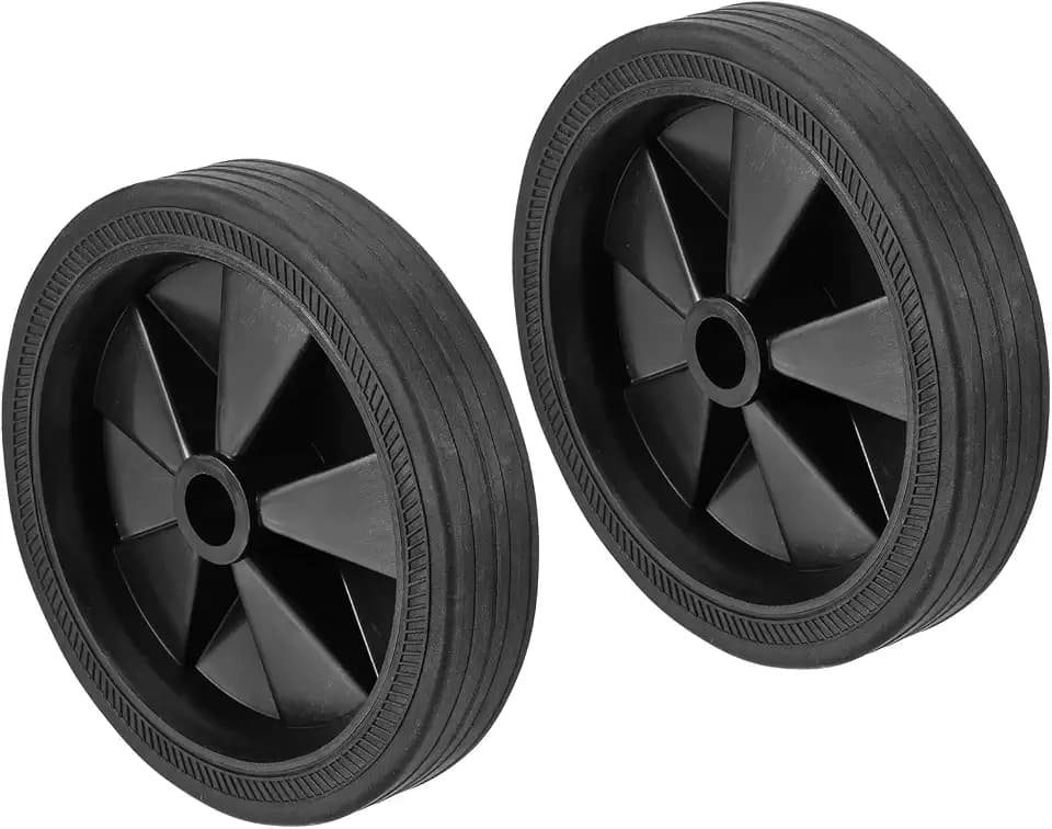 PATIKIL 5.8" Air Compressor Wheels, 2 Pack Universal Air Compressor Wheel Replacement Part with 0.6" Dia. Hole for Easy Mobility