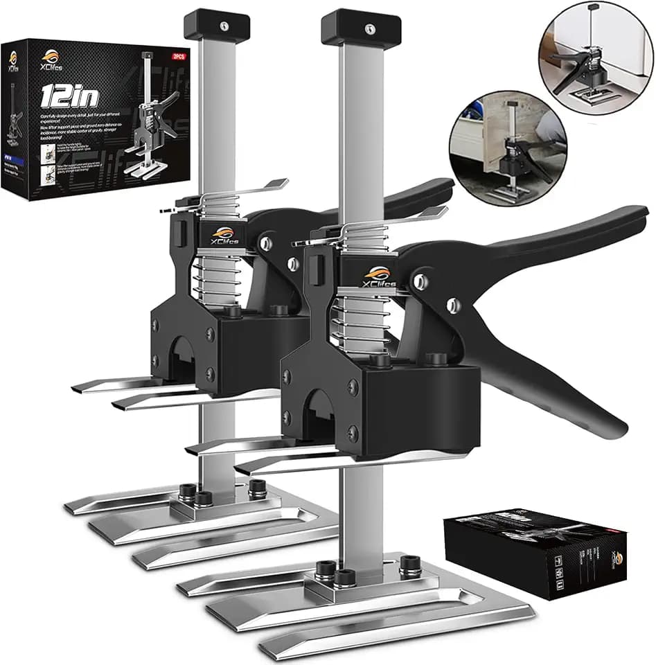 XClifes Labor Saving Arm Jack, 2 Pack Furniture Lifter Tool, Black