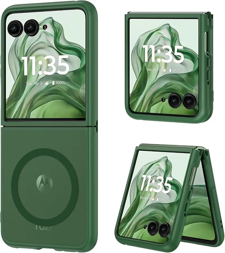 DUEDUE Magnetic for Motorola Razr Plus 2026/2025/2024 Case, Green