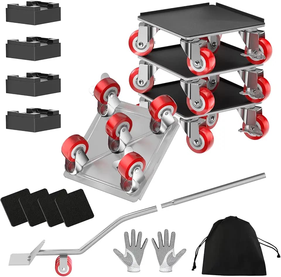 LOYAL TIGER Furniture Dolly, 1000LBS Furniture Movers with Wheels