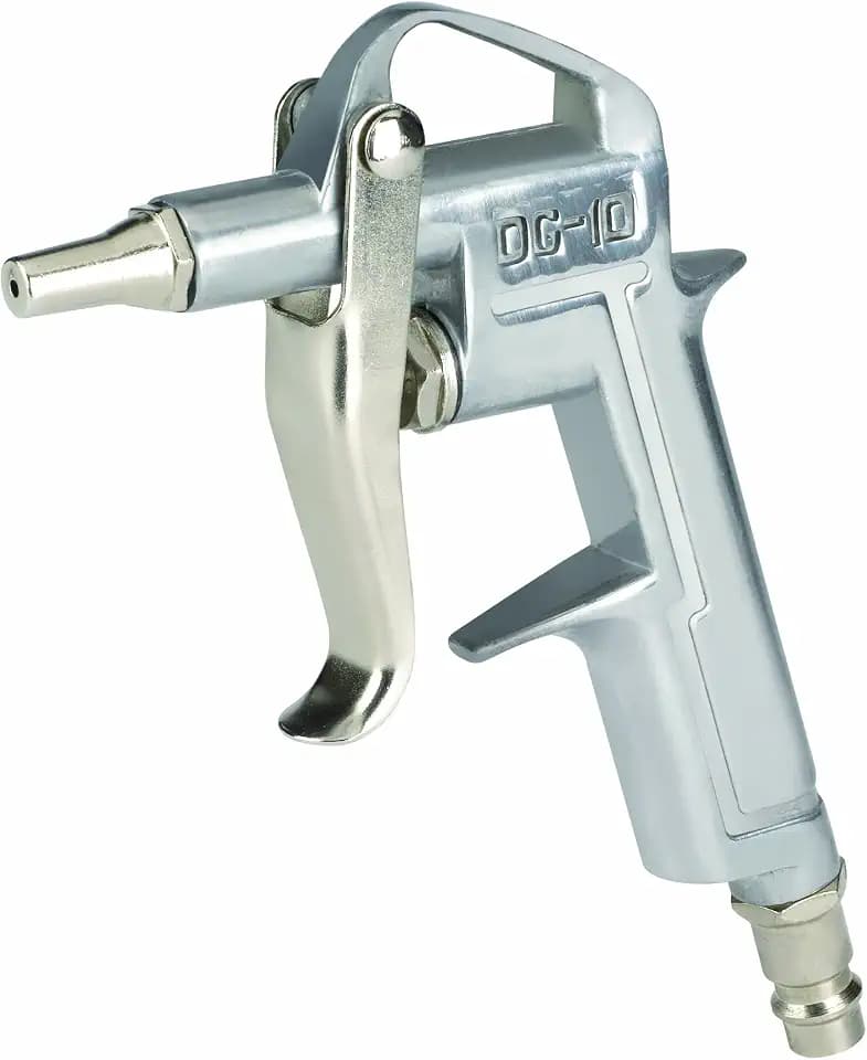 Original Einhell Ausblaspistole kurz (Kompressor-Zubehör, für max. 8 bar, Stecknippel für Schnellkupplung, inkl. 1x Düse kurz 20 mm)
