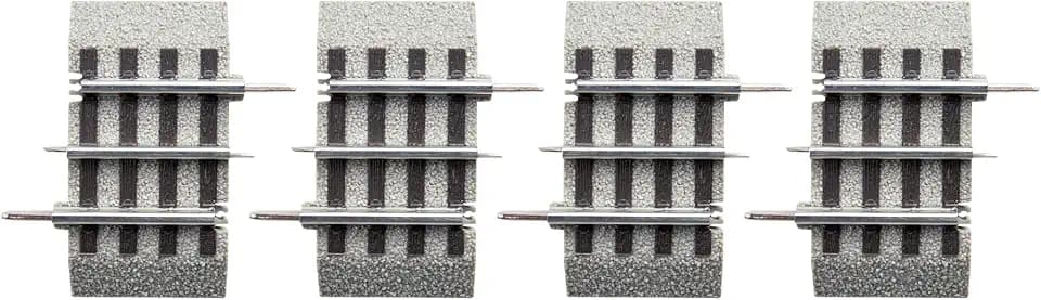 Lionel FasTrack 1.75-Inch Straight O Gauge 4-Piece Track Pack