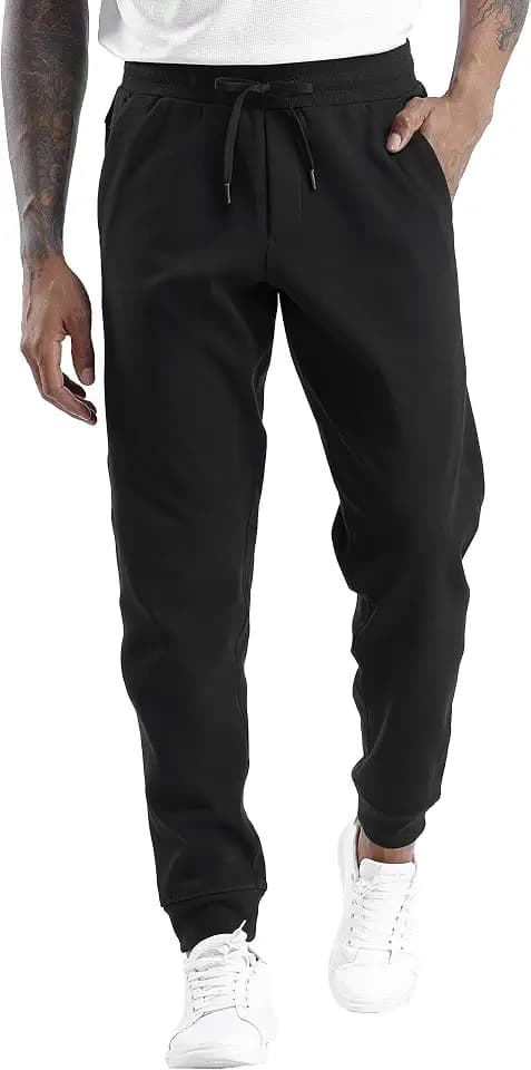 THE GYM PEOPLE Mens' Fleece Sweatpants Loose-fit Joggers Pants with Pockets