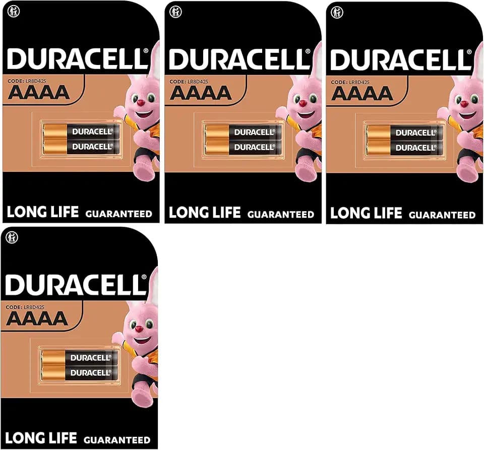 8 x Duracell AAAA Alkaline (4 Blister mit je 2 Batterien) 8 Batterien