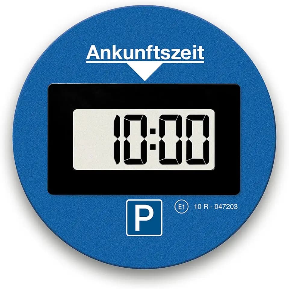 Needit elektronische Parkscheibe Park Lite One I automatische Parkscheibe elektrisch mit Zulassung vom Kraftfahrt-Bundesamt I Digitale Parkuhr mit 2 Displays I funktionell, langlebig & zuverlässig