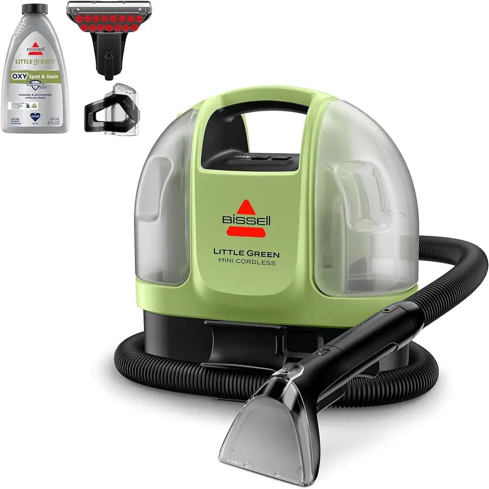 BISSELL Little Green Mini Cordless Portable Carpet Cleaner, 4015